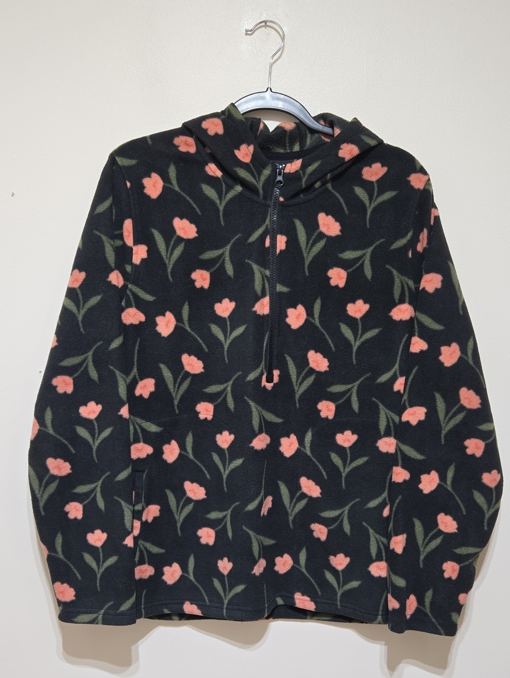 O'Neill Women's Floral Fleece Half Zip Hoodie